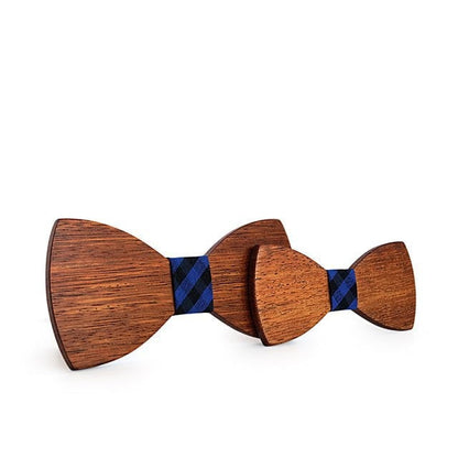 Noeud Papillon Bois Père Fils - Ambre M71