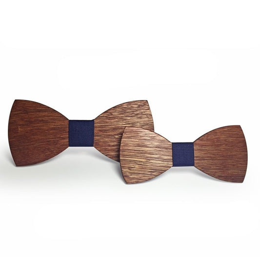 Noeud Papillon Bois Père Fils - Style