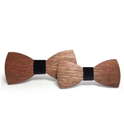 Noeud Papillon Bois Père Fils - Style F18 Combo