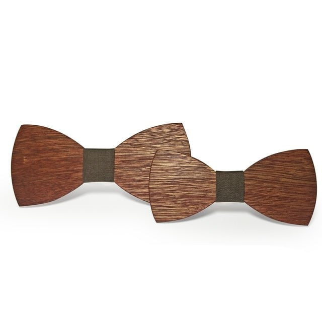 Noeud Papillon Bois Père Fils - Style F20 Combo