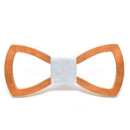 Blanc Noeud Papillon Bois - Pillar