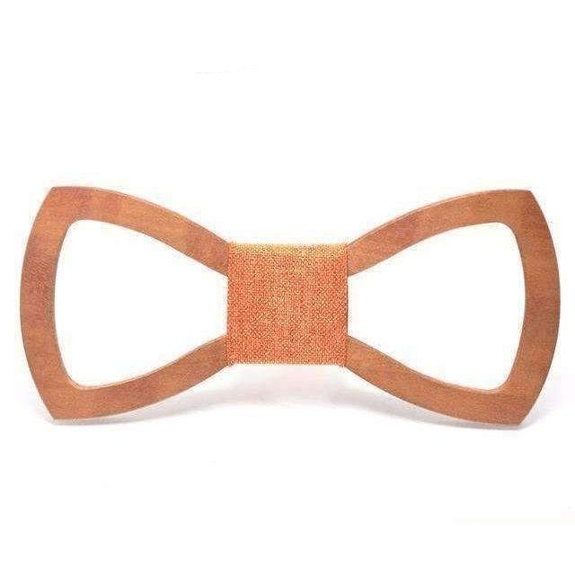 Orange Noeud Papillon Bois - Pillar