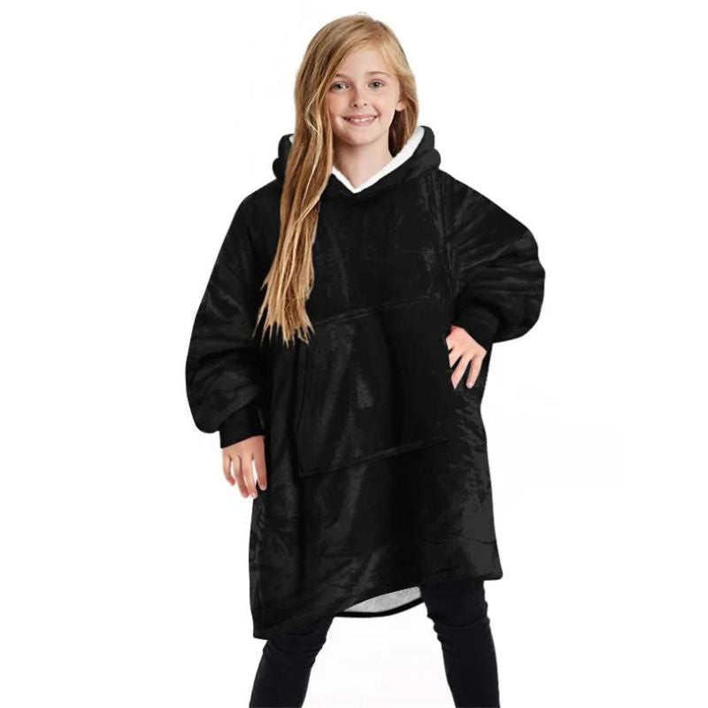 Sweat Plaid Enfant Noir