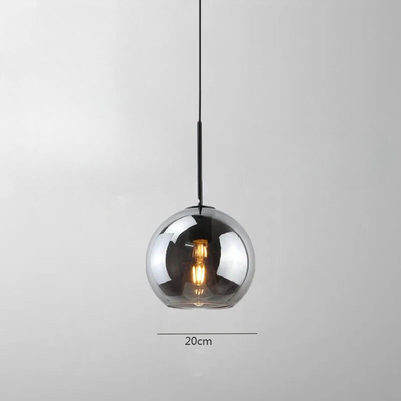 Lampe de Chevet Suspendue en Verre Nordique