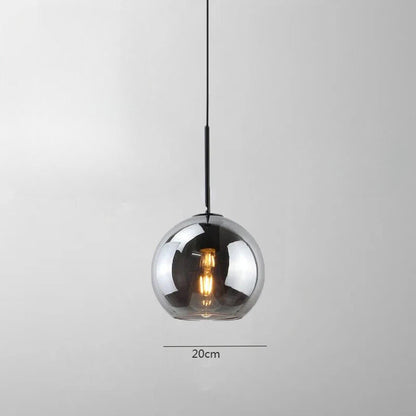 Lampe de Chevet Suspendue en Verre Nordique