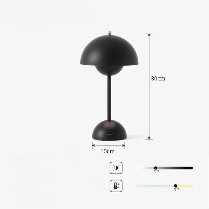 Lampe de Chevet Vintage Champignon Tactile