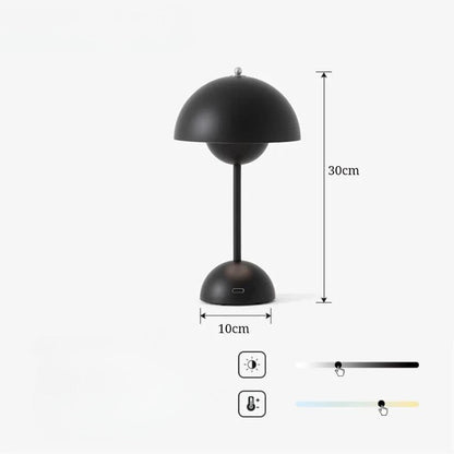 Lampe de Chevet Vintage Champignon Tactile