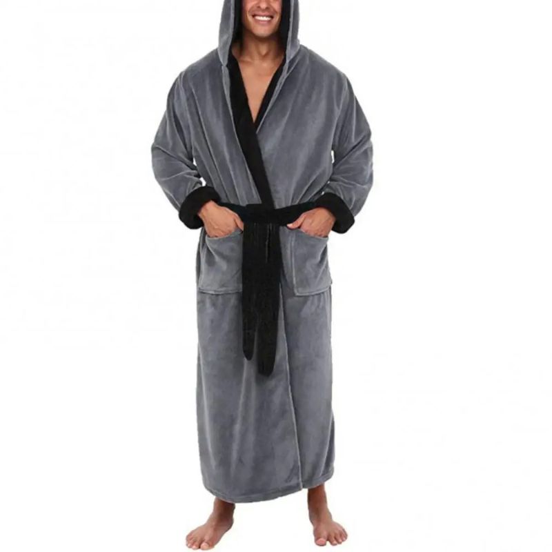 Robe de chambre homme polaire