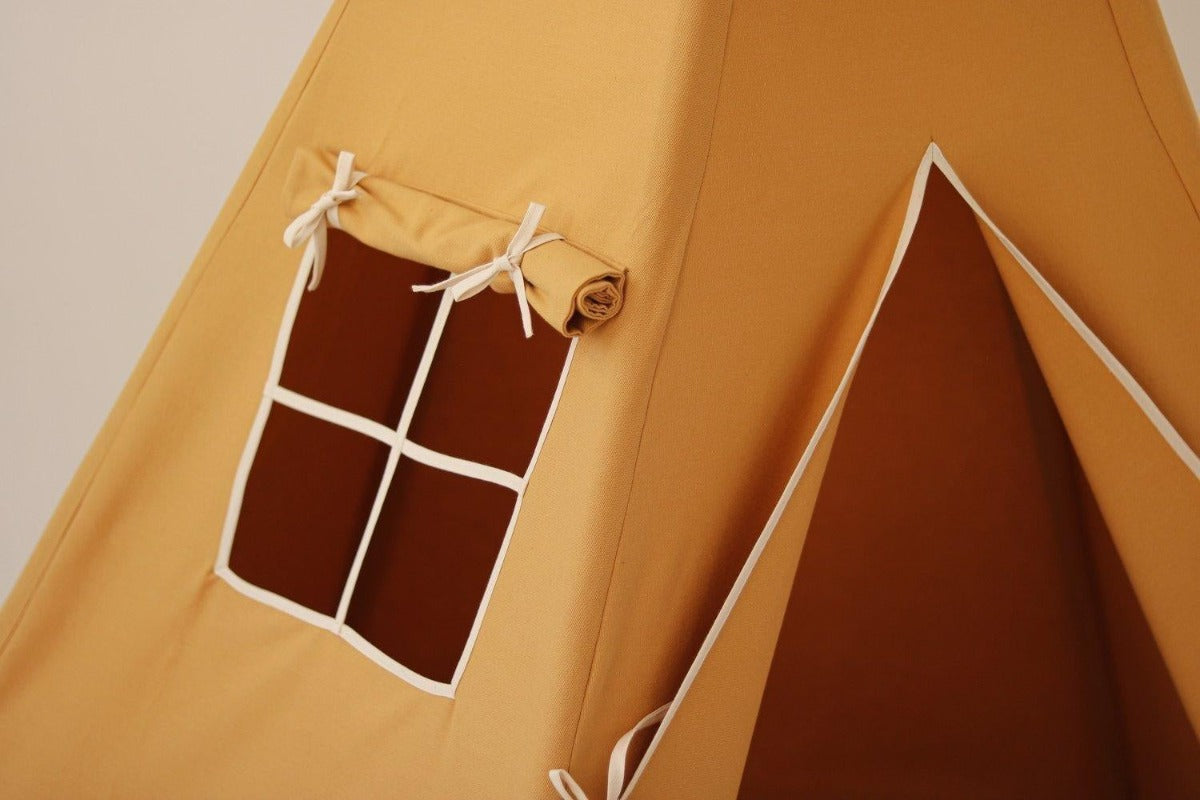 Ensemble Tipi Enfant avec Tapis « Ocre »
