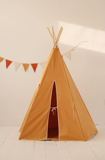 Ensemble Tipi Enfant avec Tapis « Ocre »