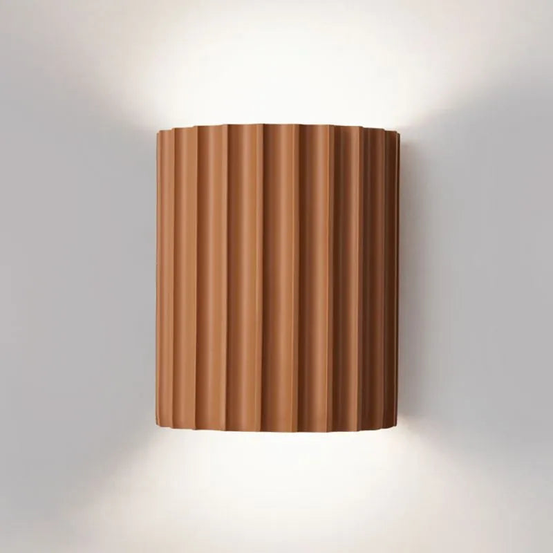 Applique Murale Design Moderne – Lampe à Abat-jour Froncé