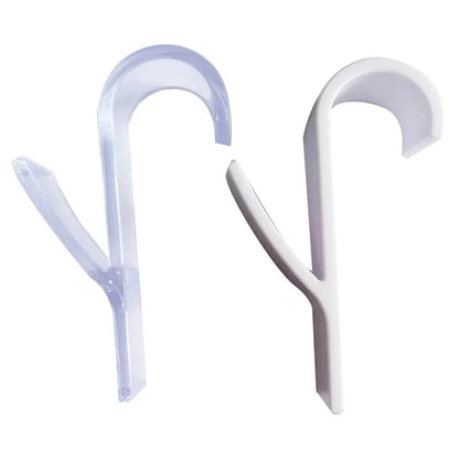 Organisateur de rangement pour radiateur de salle de bain blanc transparent - Coat Hook Eco-Friendly