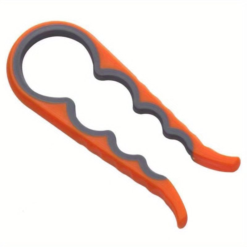 Ouvre-bocal 4 en 1 pour personnes âgées et arthritiques | Accessoire cuisine pratique - MC07011 Orange