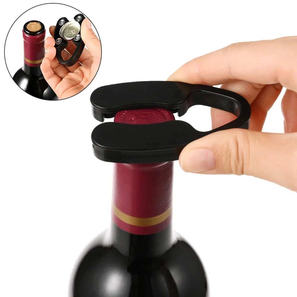 Ouvre-bouteille à vin sous pression air Pompe Vacuum Liège en Acier Inoxydable - Accessoire Cave à Vin
