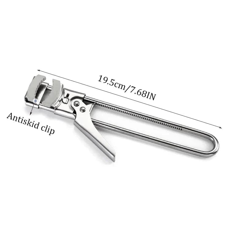 Ouvre-bouteille en acier inoxydable réglable antidérapant - Accessoire cuisine multifonction jarres et bouteilles 19.5cm-non-slip