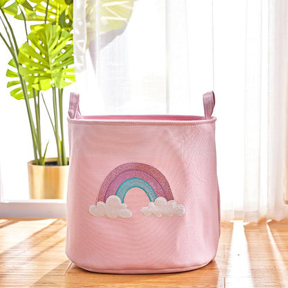Panier à Linge Bébé Arc en Ciel