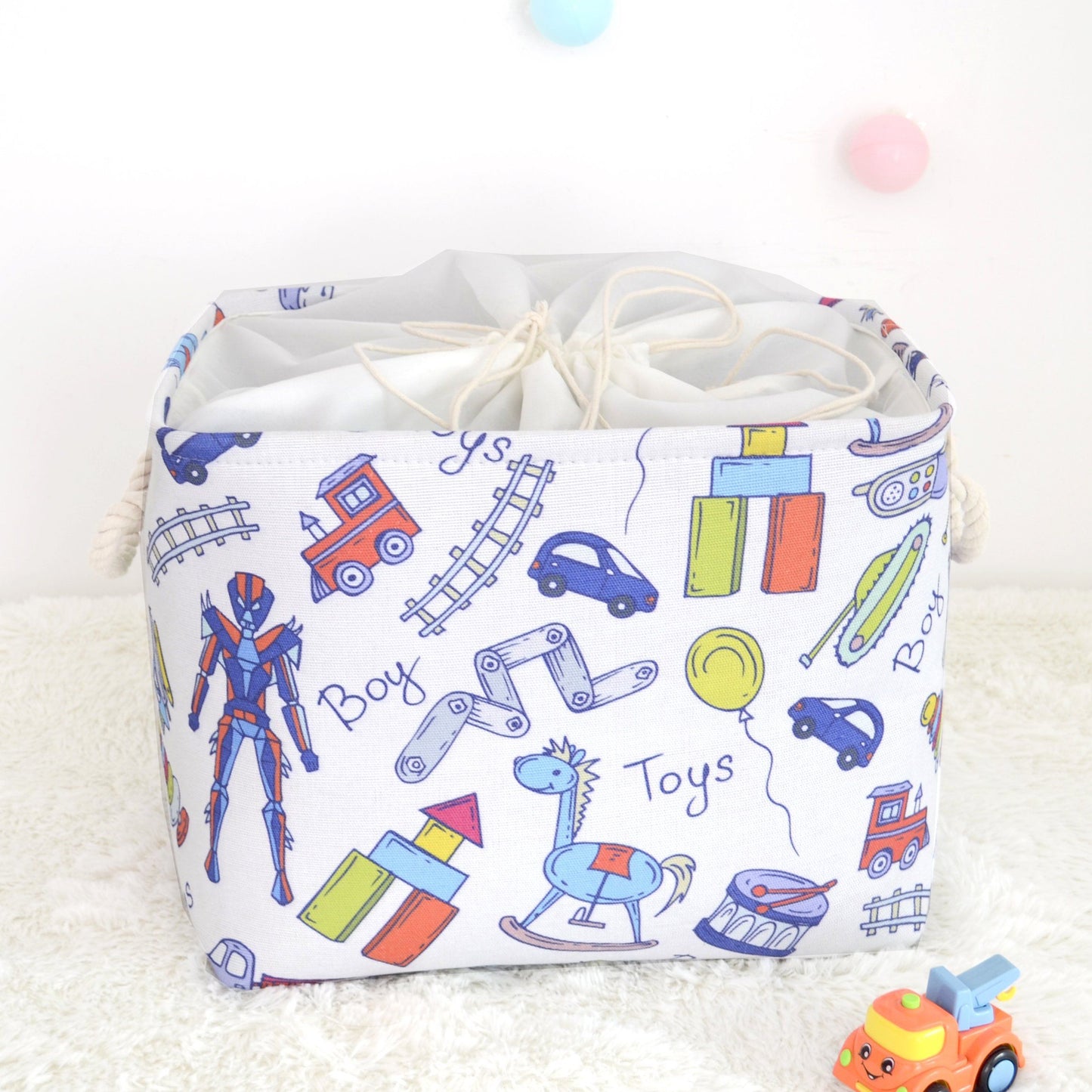 Panier Linge rectangle Bébé Garçon