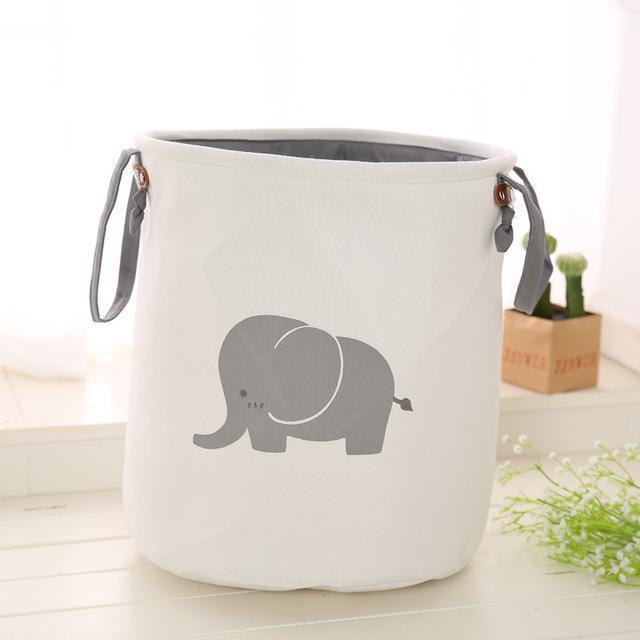 Panier Linge Bébé Éléphant