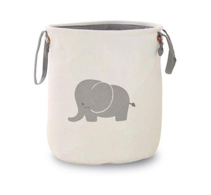Panier à Linge Bébé Éléphant Gris
