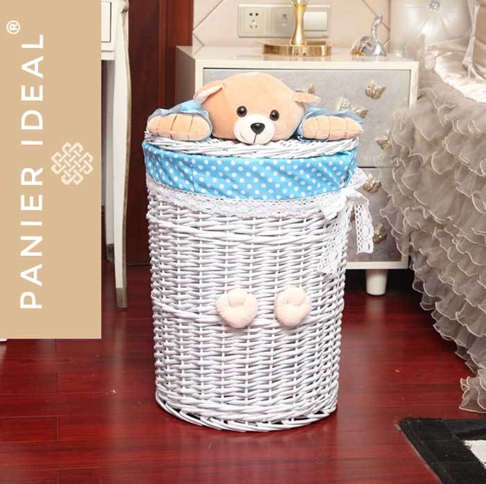 petit Panier Linge Bébé Osier
