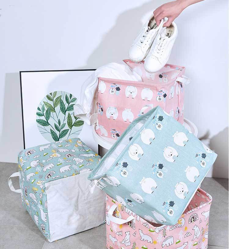 Panier à Linge Bébé Ours Polaire