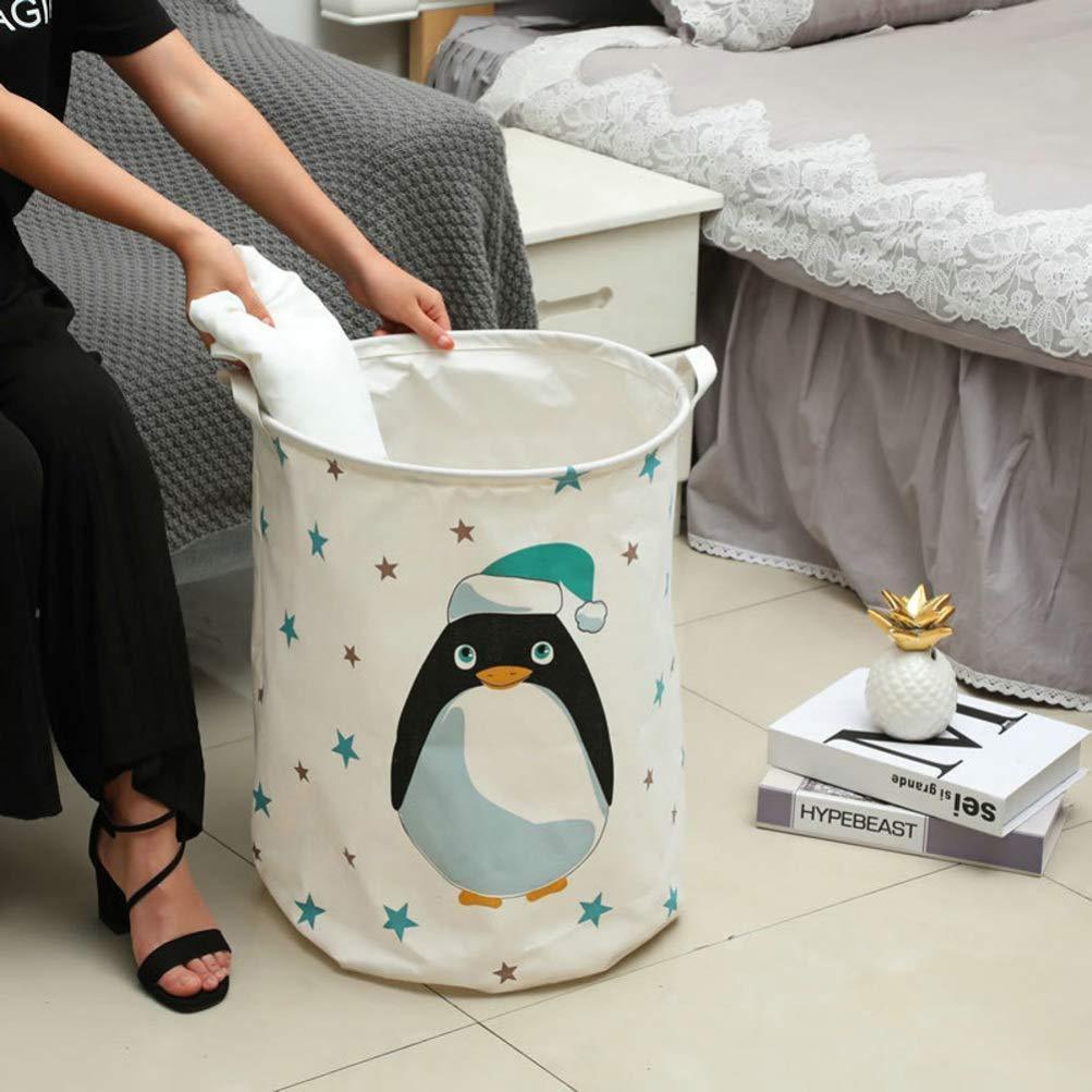 Panier à Linge bébé Pingouin Mignon