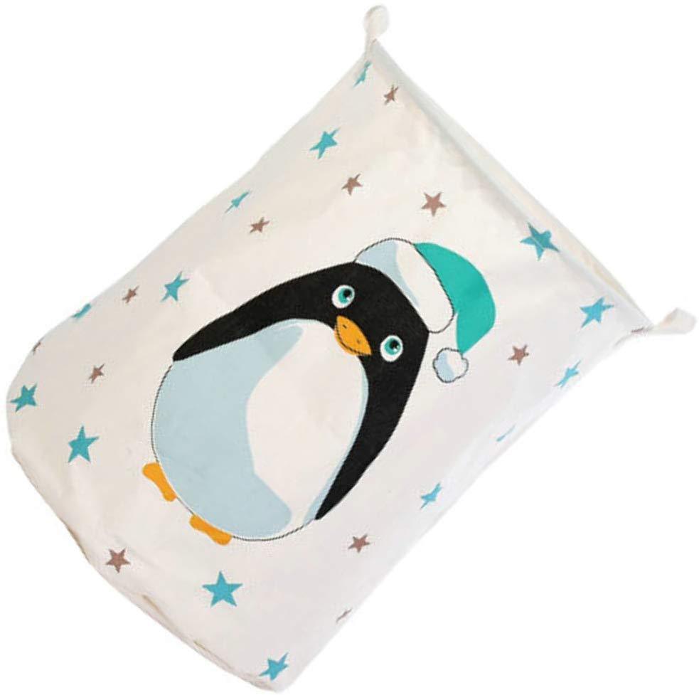 Panier à Linge bébé Pingouin Mignon