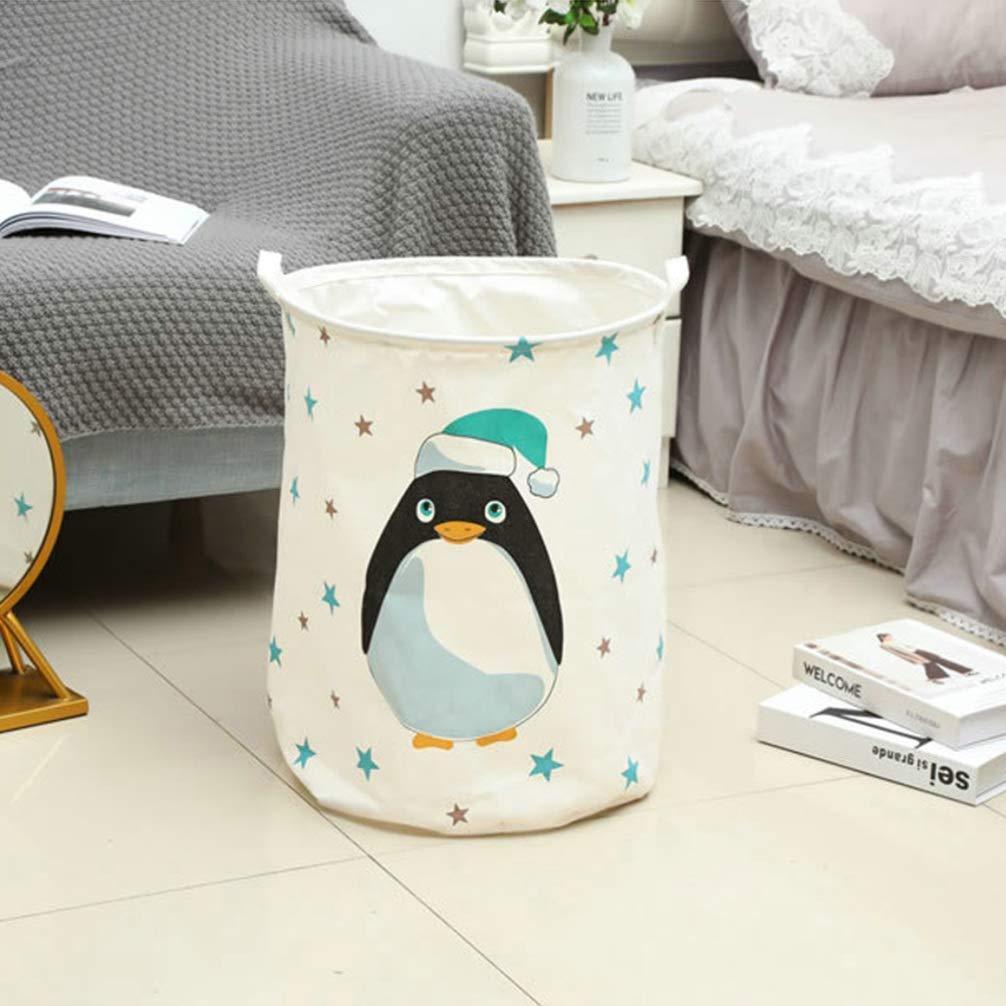Panier à Linge bébé Pingouin Mignon