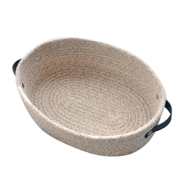 panier à linge pour bébé couleur blanche