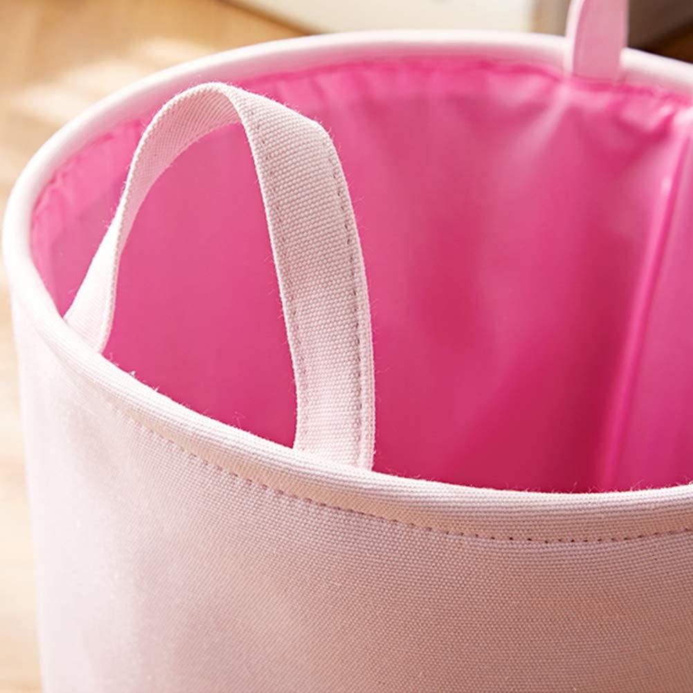 Panier à Linge Bébé Rose Éléphanteau