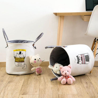 Panier à Linge Chambre de Bébé Petit Matou