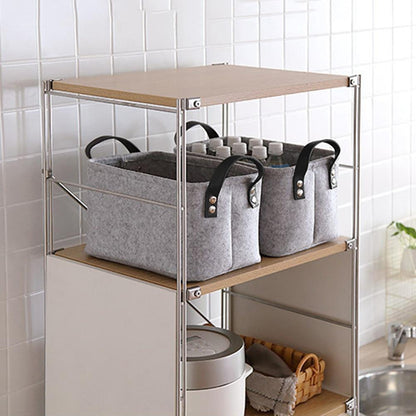 Panier à Linge Contemporain en Feutrine
