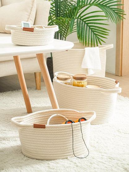 Panier à Linge Design au Crochet pour Salle de Bain