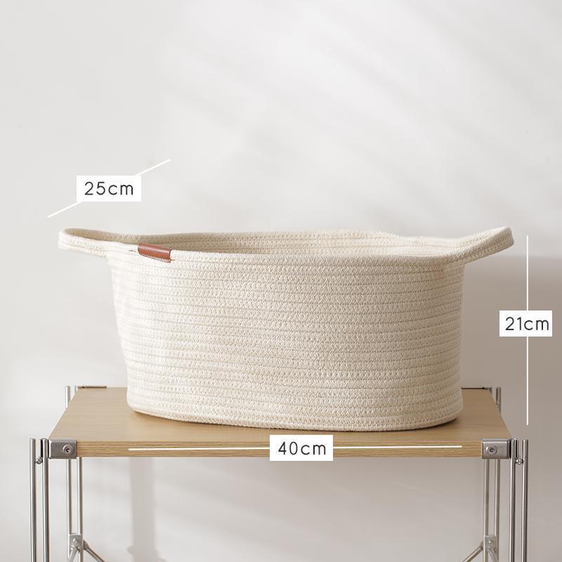 Panier à Linge Design au Crochet pour Salle de Bain