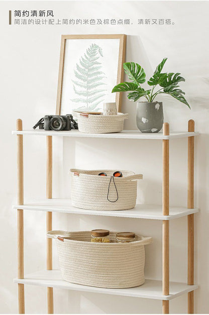 Panier à Linge Design au Crochet pour Salle de Bain