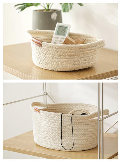 Panier à Linge Design au Crochet pour Salle de Bain