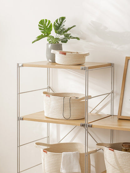 Panier à Linge Design au Crochet pour Salle de Bain