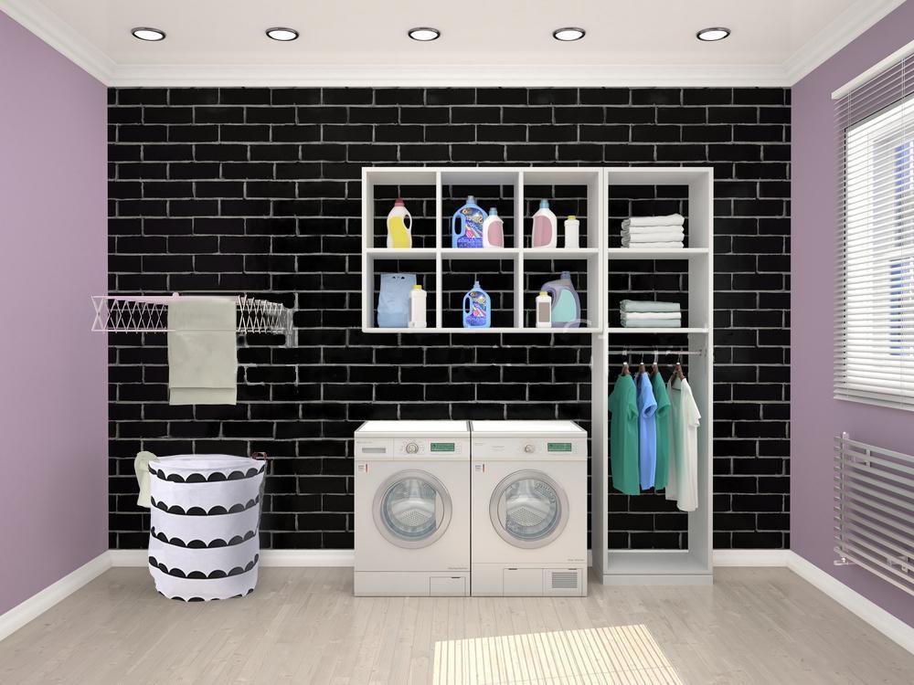 Panier à Linge Design Bicolore Collines