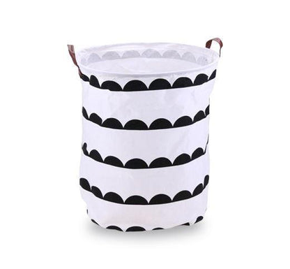 Panier à Linge Design Bicolore Collines