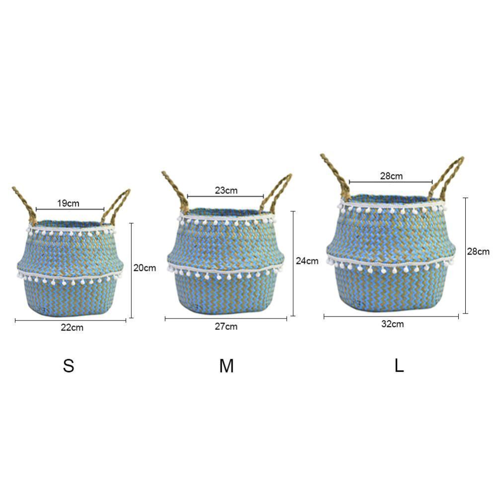 Panier à Linge Design Bleu Turquoise
