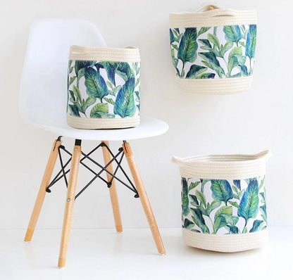 Panier à Linge Design Contemporain en Corde