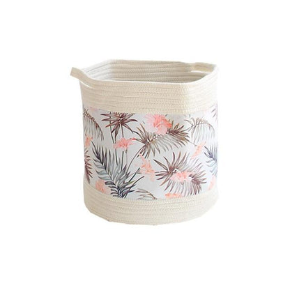 Panier design à Linge Corde rose