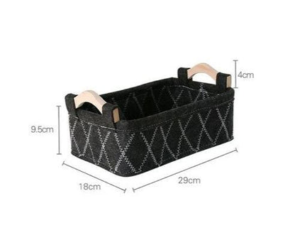 Panier linge Scandinave Bois dimensions S
