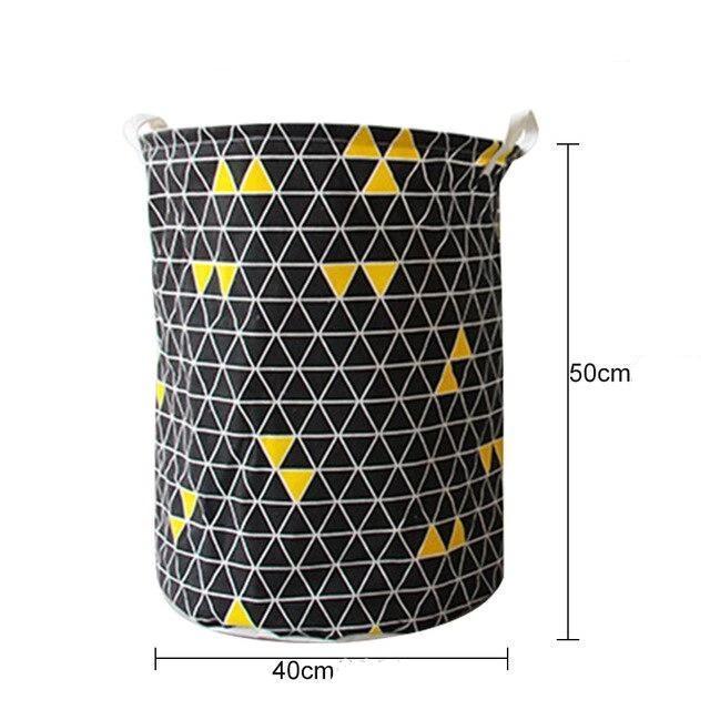 Panier à Linge Design Contemporain Noir