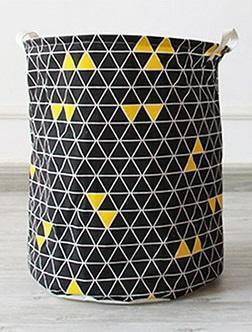 Panier à Linge Design Contemporain Noir