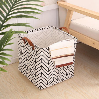 Panier à Linge Design Cube Nordique