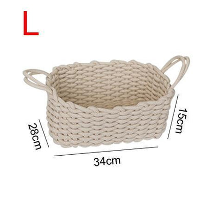 Panier à Linge Design en Corde Chic