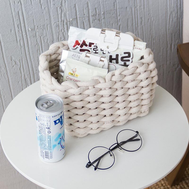 Panier à Linge Design en Corde Chic