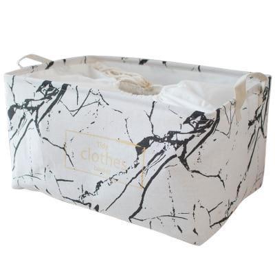 Panier à Linge Design Marbre Japonais