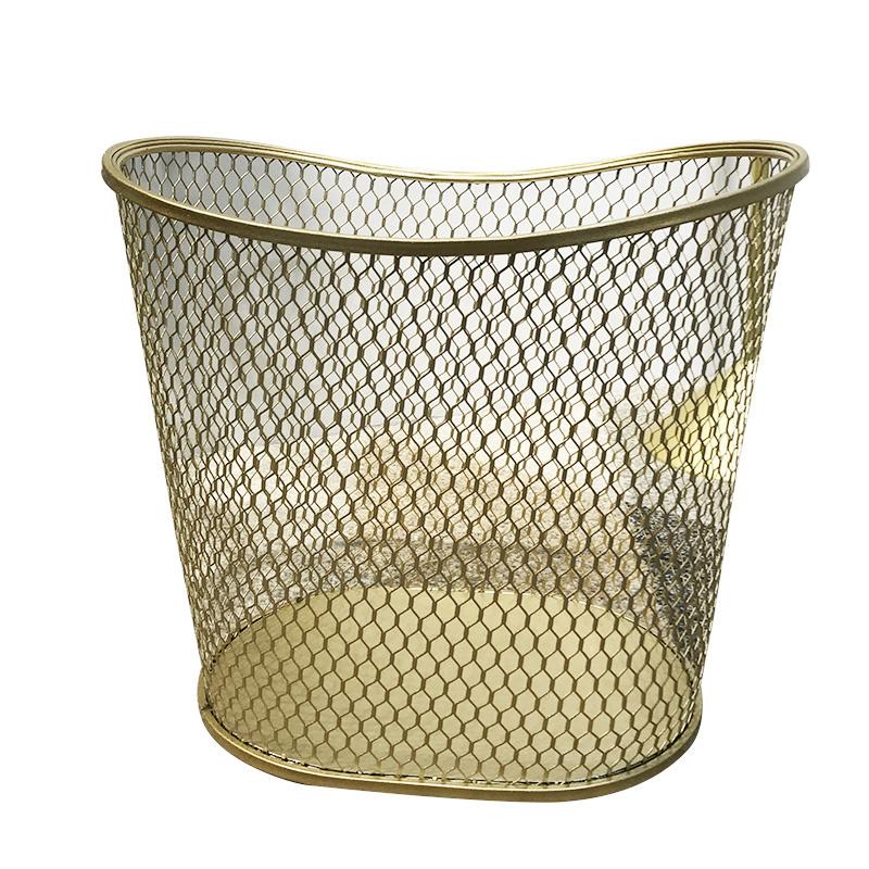 Panier à Linge Design Or Ovalis